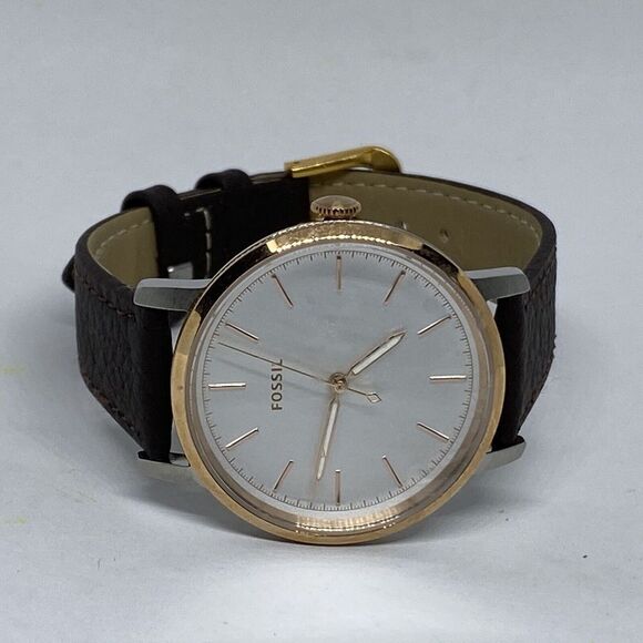 Fossil Neely ES4644 Women's Brown Leather Analog Dial Quartz Wrist Watch UC159 - Picture 7 of 12